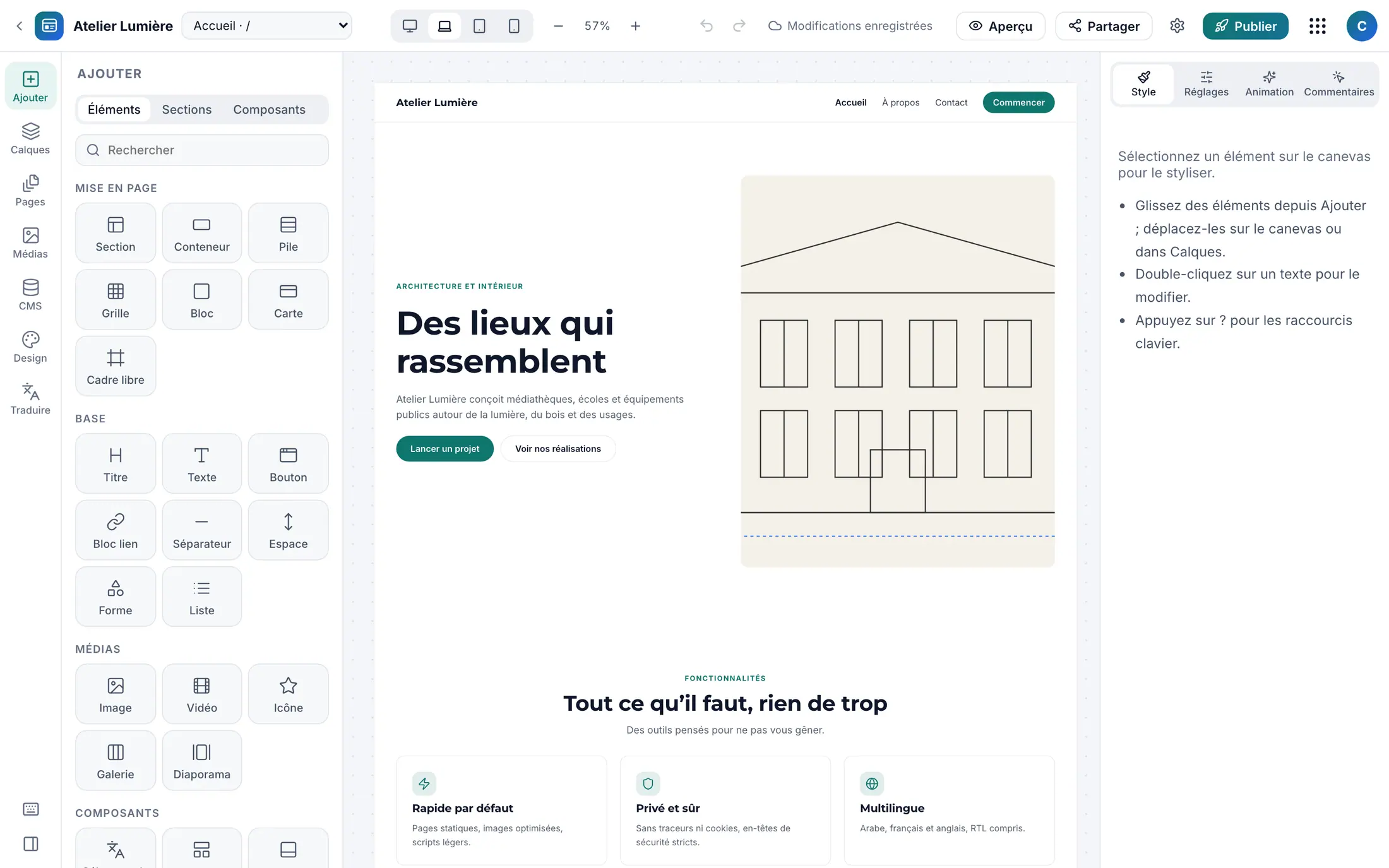 Éditeur Woosool Wajha sur le site d’un atelier